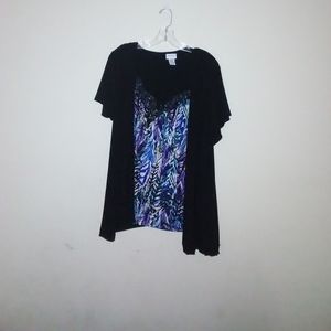 Jaclyn Smith Women's short sleeve top size 1X